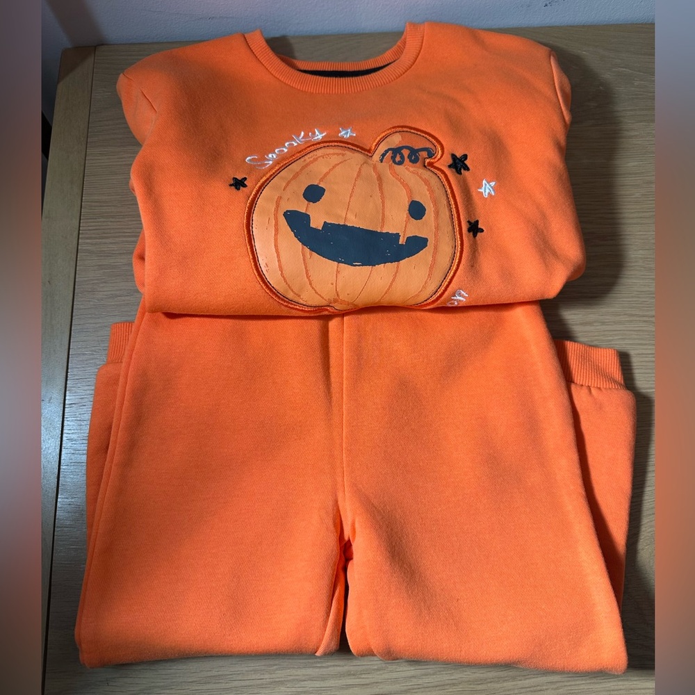 Primark Orange Fleece Toddler Outfit
